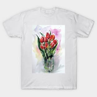 Still life with tulips T-Shirt